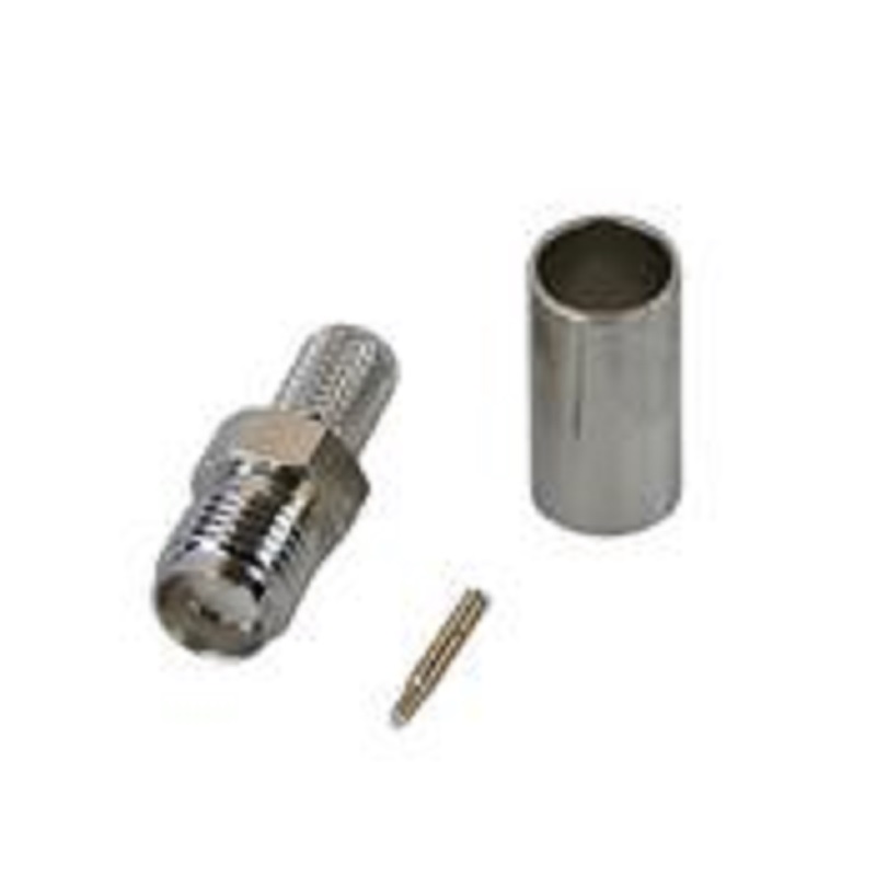 SMA-female. RG58 C-U. half crimp