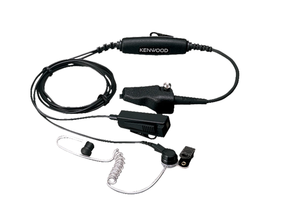 2-wire palm microphone with earphone